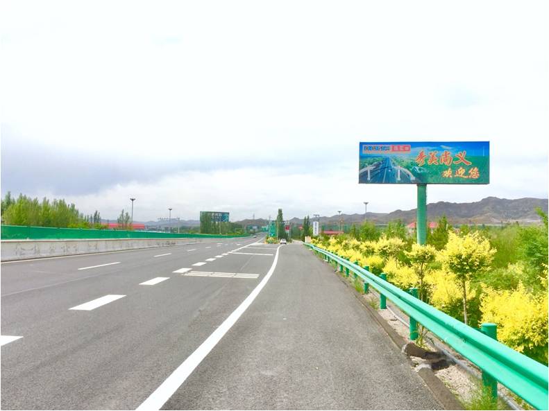 張承高速高速廣告K7+700單立柱廣告