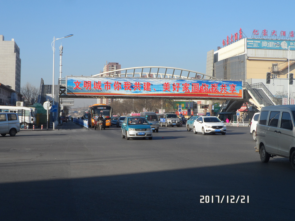 張家口過(guò)街天橋廣告位